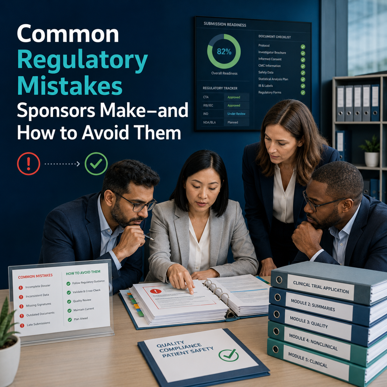 Common Regulatory Mistakes Sponsors Make - and How to Avoid Them