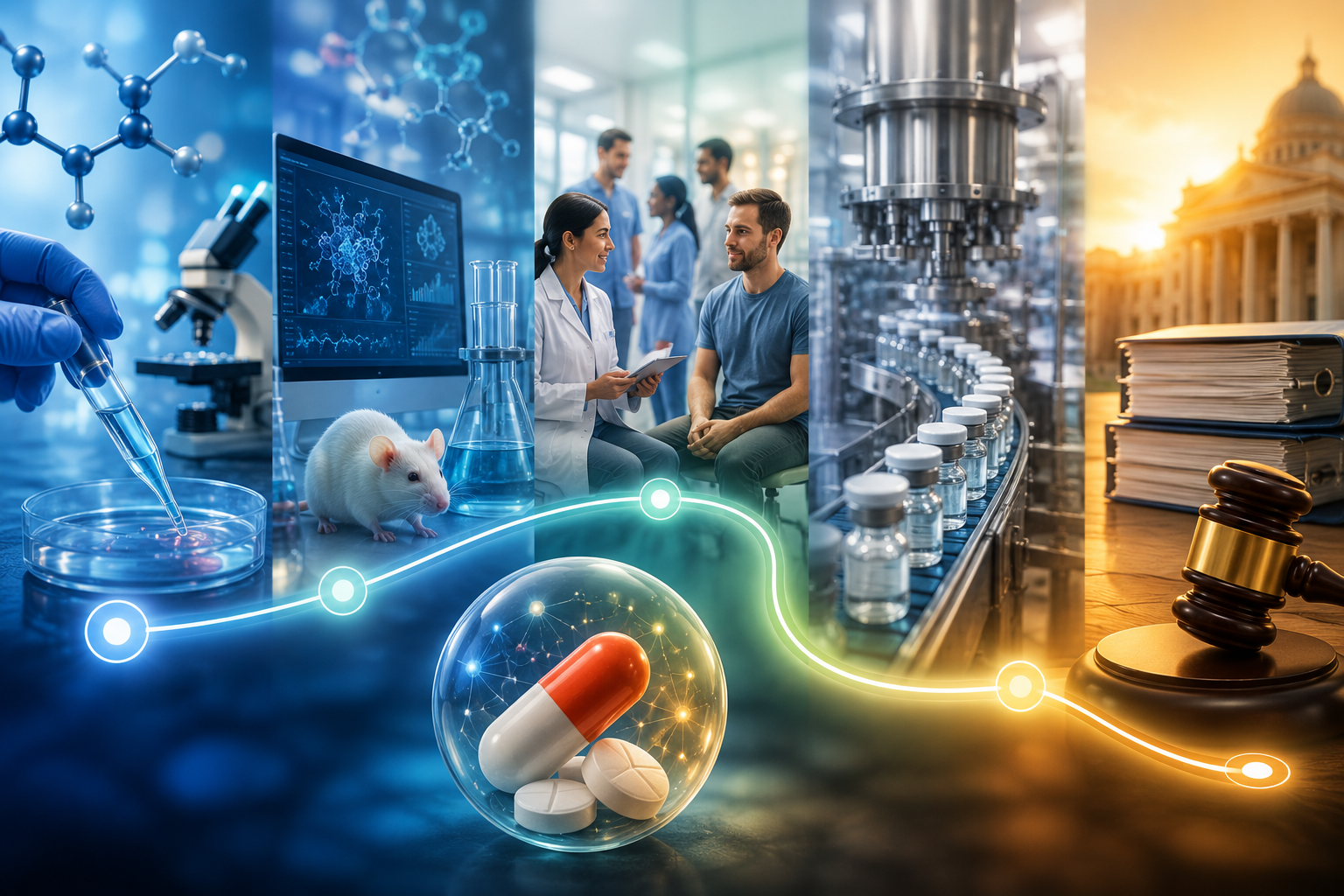 The Complete Journey of a Drug From Discovery to Regulatory Approval